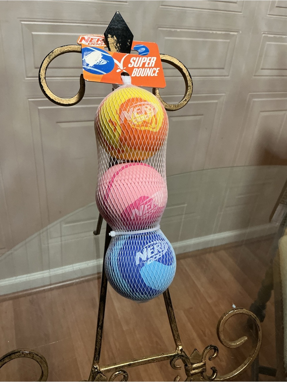 Nerf Dog Tennis Ball Dog Toy with Interactive Super Bounce, Lightweight, 1.5”